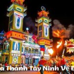 Tòa Thánh Tây Ninh Về Đêm